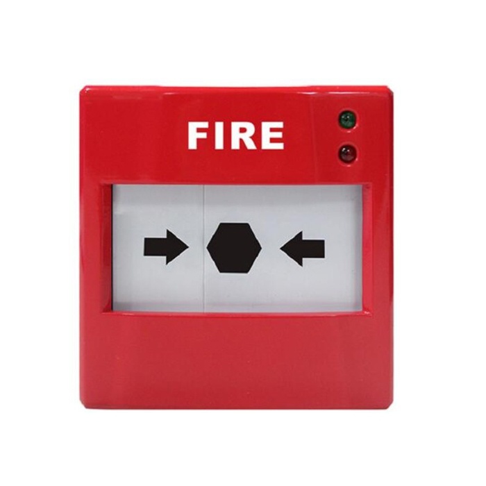 Emergency door release for fire alarm