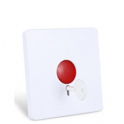 Panic button with key Panic button JS-28C, reset with key NO&NC type