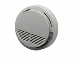 Photoelectric smoke alarm JS-SD22 with 9VDC battery in ceiling or wall mounting