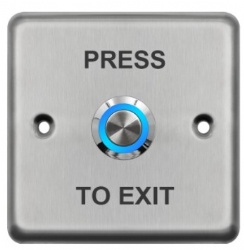 Door Release Exit Button S86 with NO/NC/COM in Metal