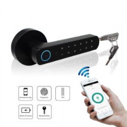 Factory Intelligent Digital Biometric Fingerprint Reader Electronic Magnetic Safe Security Lock Security System Smart Home Door Electric Tuya Smart Lock