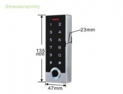 Small Size Keypad Fingerprint Access Control Cheap Fingerprint RFID Reader