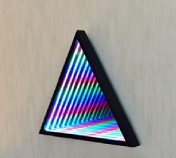 LED Infinity MIrror Lamp JS-B007 RGB colorful with Alum.-alloyed frame for Atmosphere LED lamp