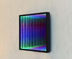 LED Infinity MIrror Lamp JS-B009 RGB colorful with Alum.-alloyed frame for Atmosphere LED lamp