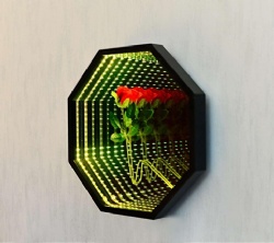 LED Infinity MIrror Lamp JS-B013 RGB colorful with Alum.-alloyed frame for Atmosphere LED lamp