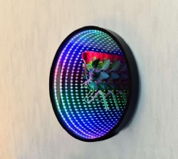 LED Infinity MIrror Lamp JS-B008 RGB colorful with Alum.-alloyed frame for Atmosphere LED lamp