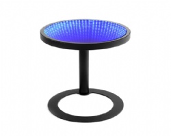 LED Infinity MIrror Lamp LED Magic tea table round tableJS-D007 RGB colorful with Alum.-alloyed frame for LED Magic tea table round table