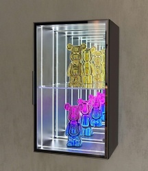 LED Infinity MIrror Lamp LDrinkage Cabinet JS-B002 RGB colorful with Alum.-alloyed frame for drinks cabinet